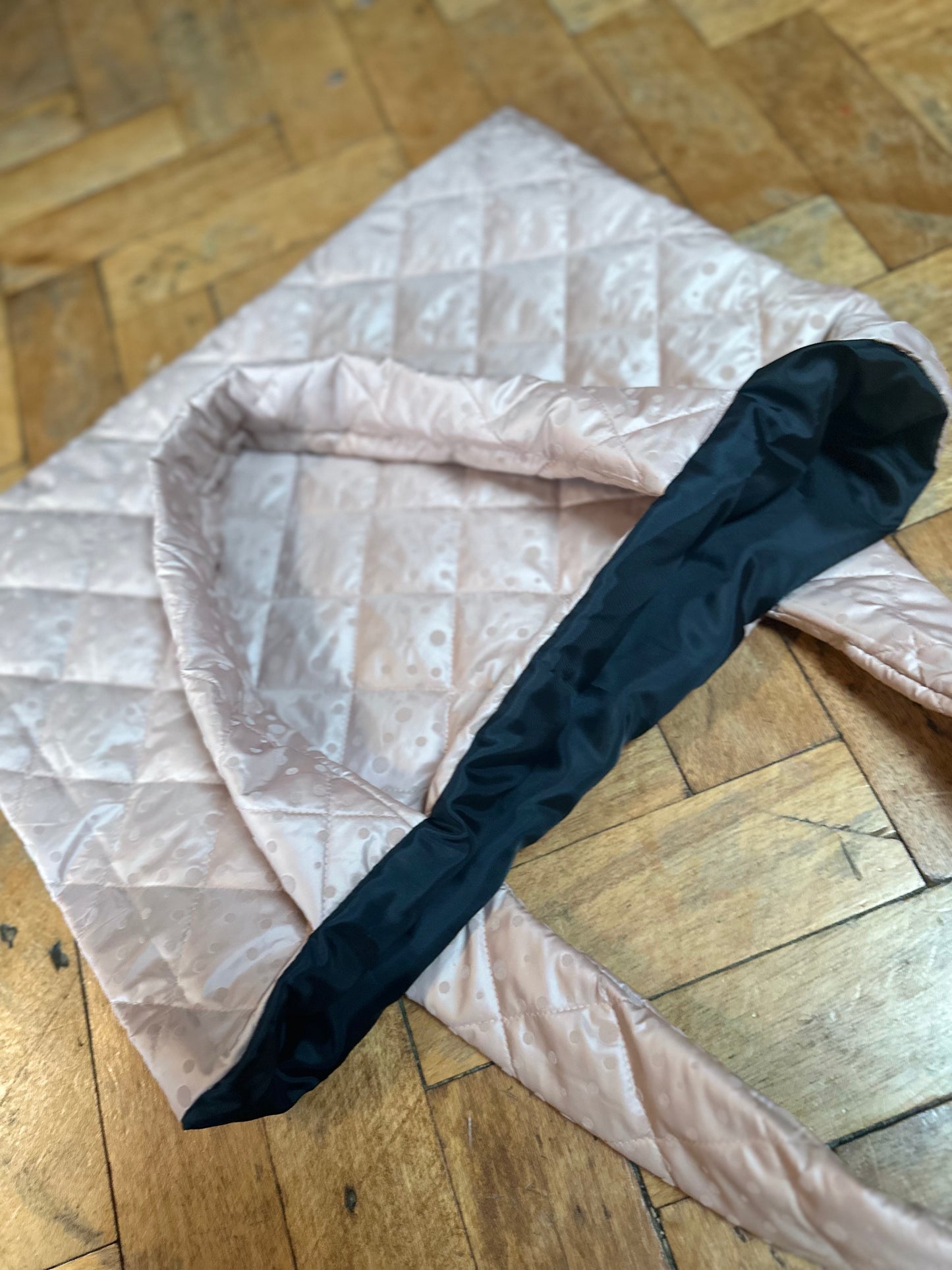 Nude quilt tote bag (other colours available)