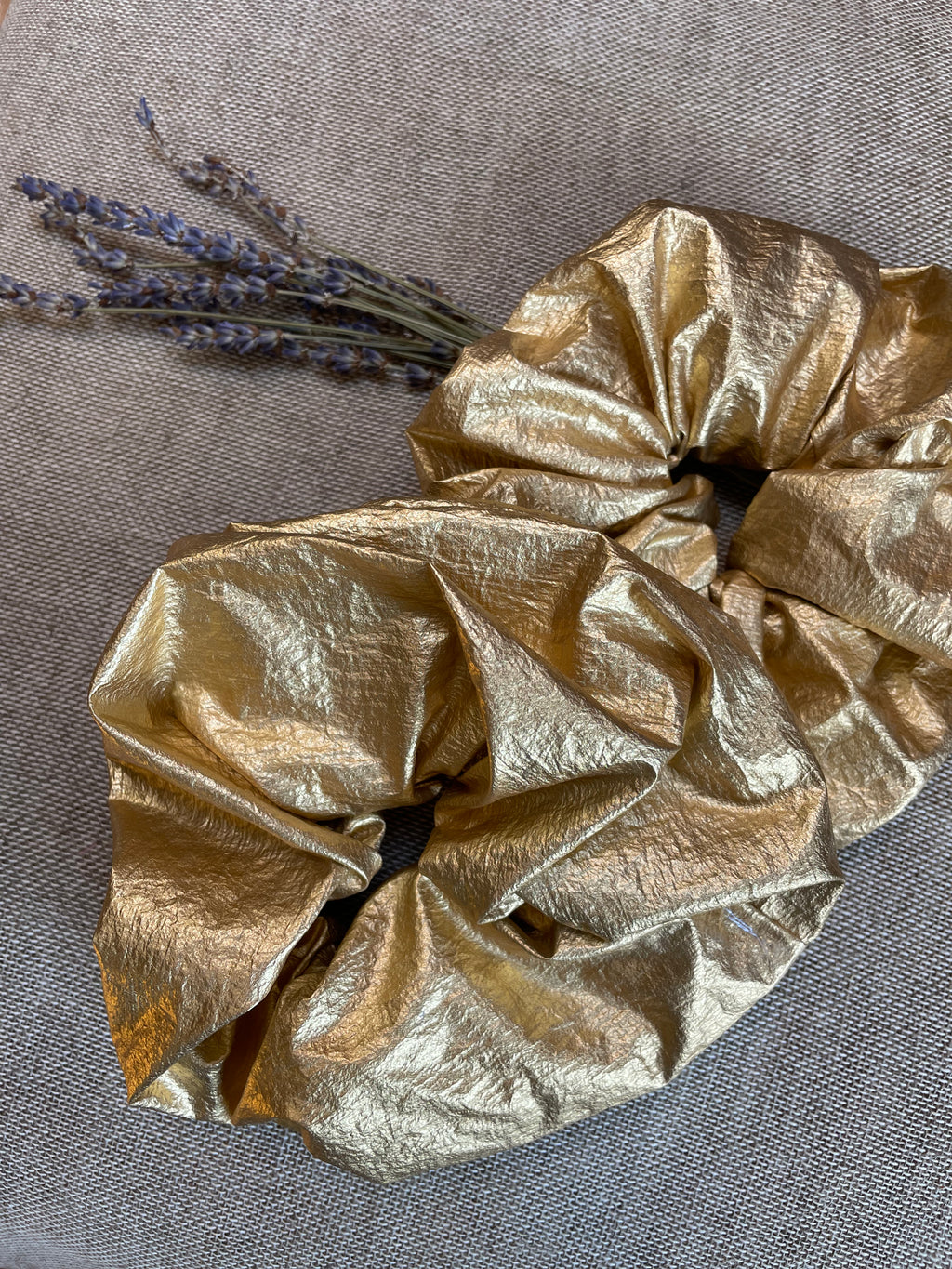 Metallic scrunchies