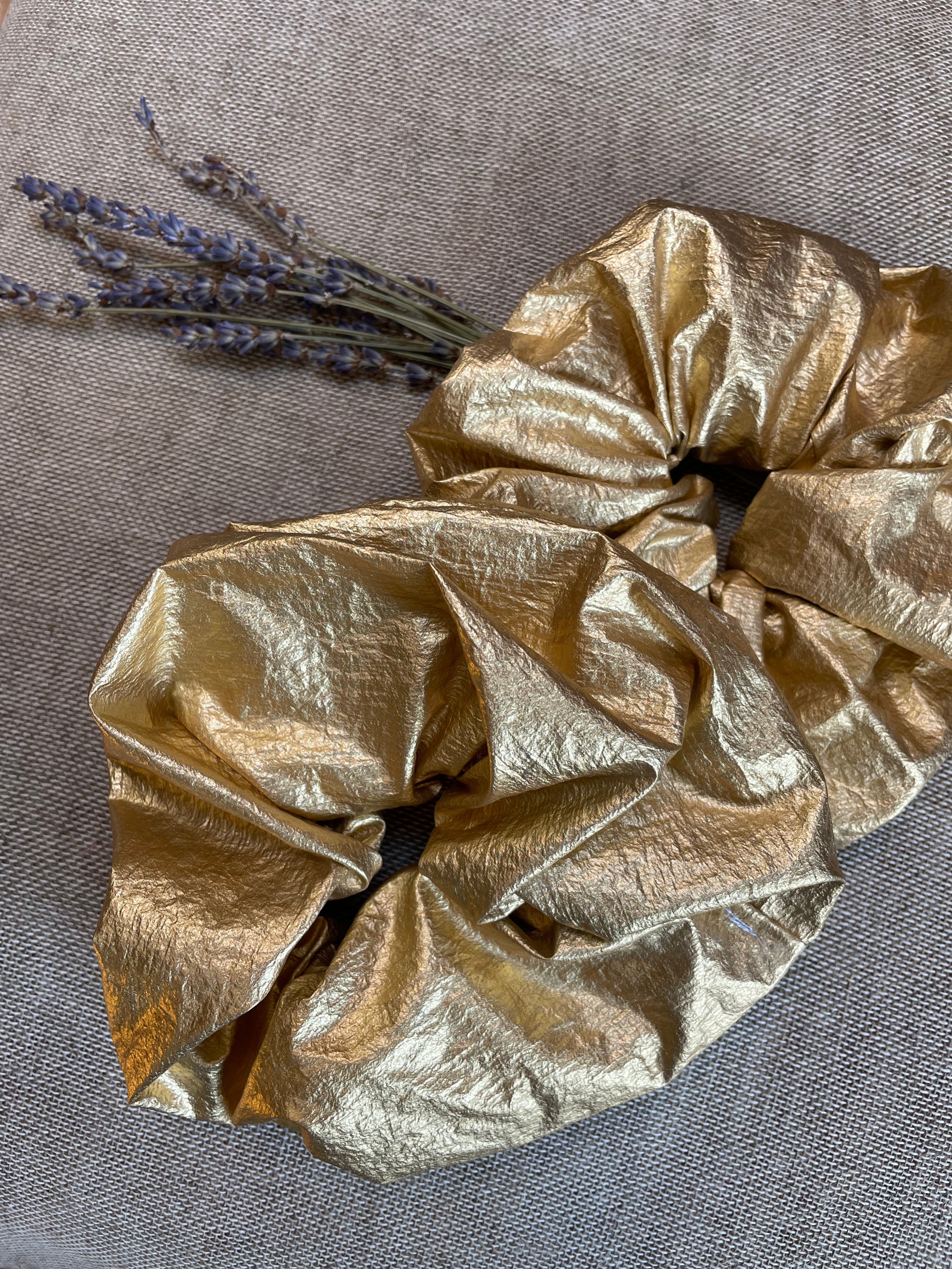 Metallic scrunchies
