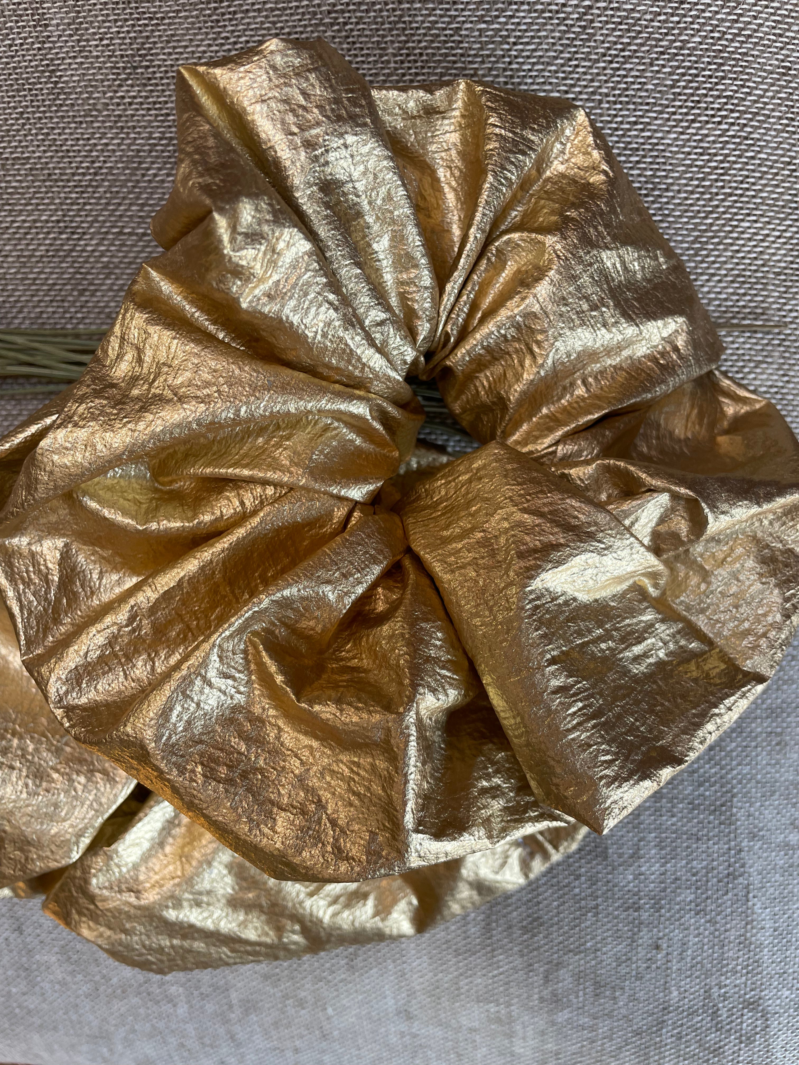 Metallic scrunchies